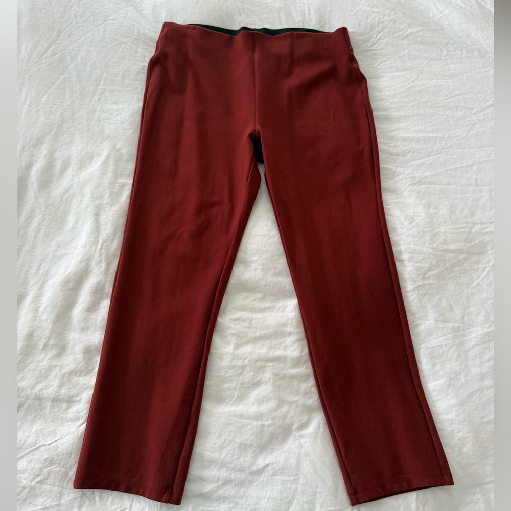 Soft Surroundings Brick straight leg pants tall XL . Structured yet soft Ponte